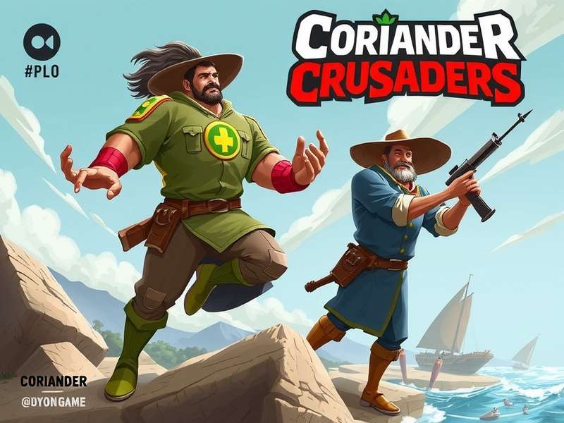 Coriander Crusaders game promotional artwork